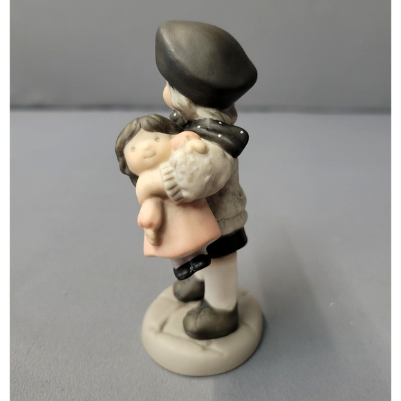 Vintage 1998 Enesco I Will Miss You Girl With Doll Figurine Bahner Studios - Picture 3 of 12